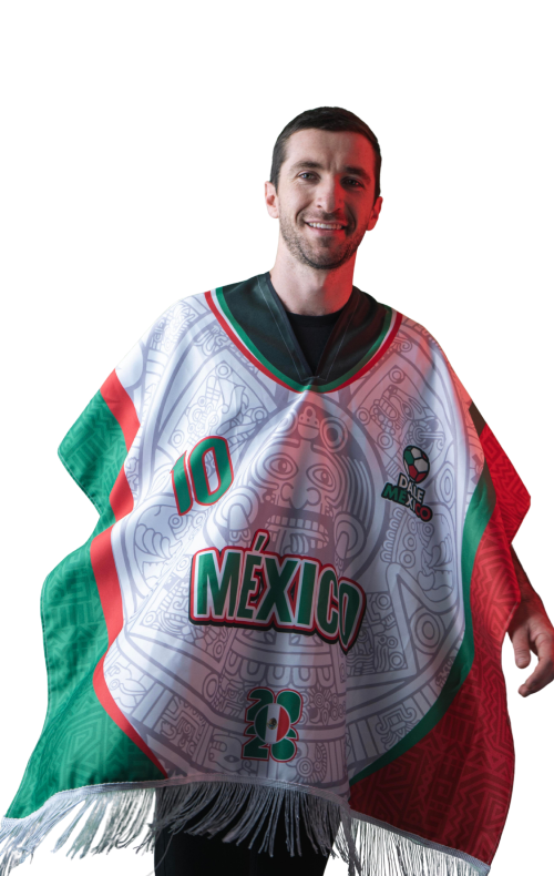 Sarape Edición México Color Blanco