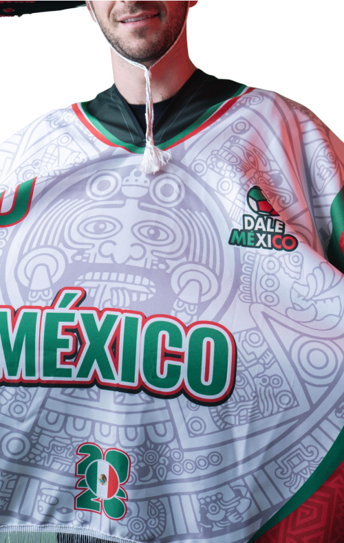 Sarape Edición México Color Blanco