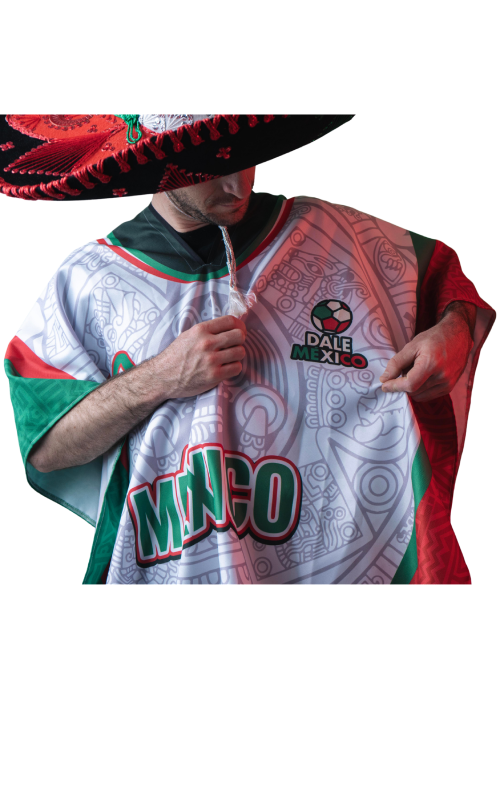 Sarape Edición México Color Blanco