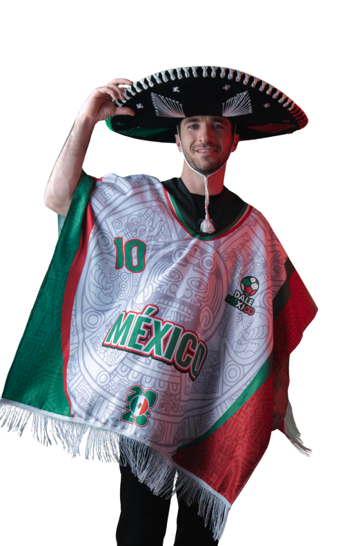 Sarape Edición México Color Blanco