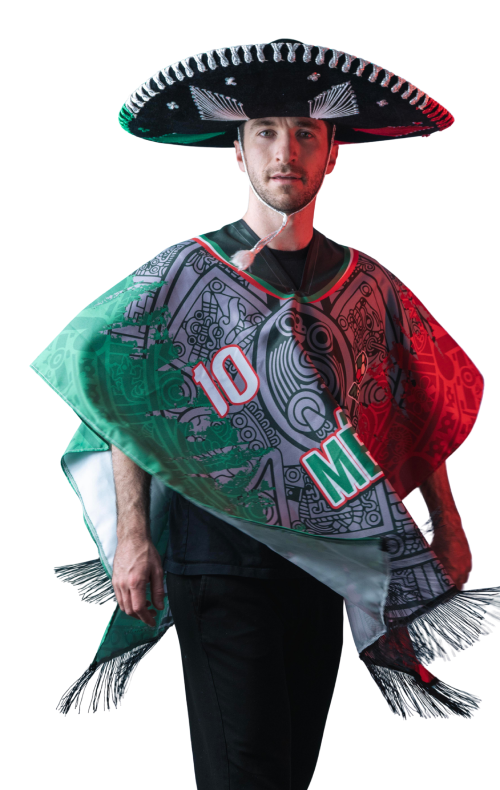 Sarape Edición México Color Negro