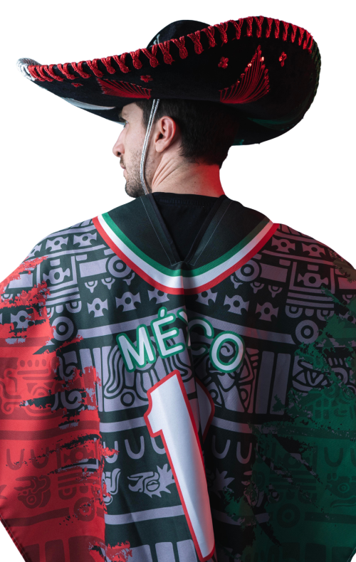 Sarape Edición México Color Negro